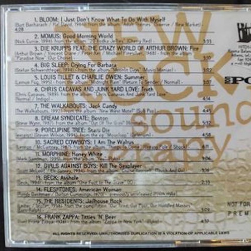 New Rock Sound Therapy CD used, rock