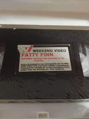 Fatty Fin VHS βιντεοκασέτα καινούργια με υπότιτλους
