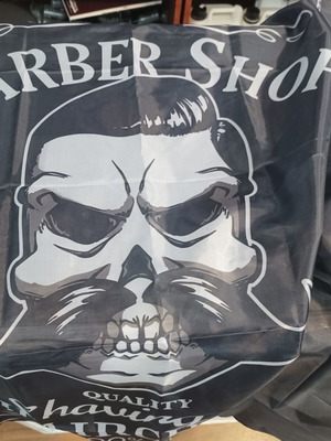 Μπέρτα κουρέματος barber καινούργια 130x150cm