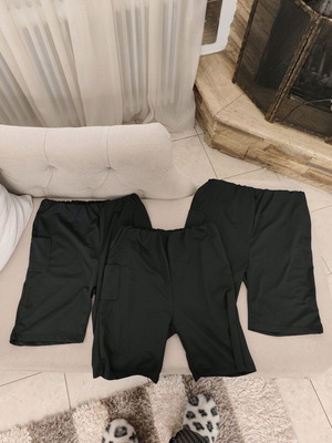 Shein cycling leggings size XL black like new, set of 3