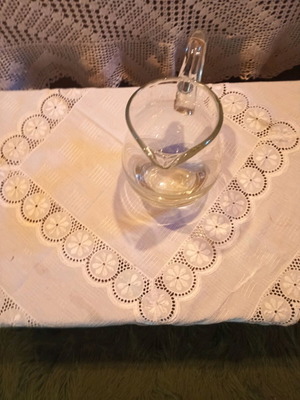 Crystal pitcher unused