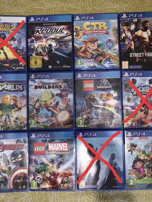PlayStation 4 games sealed and like new bundle