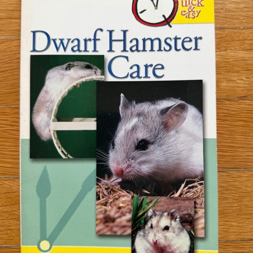Dwarf Hamster Care Books new, set of 2, English