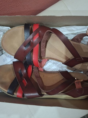 Leather sandals size 37 used