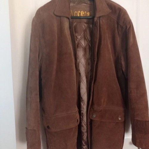 Shacket suede men's jacket like new, brown, size M