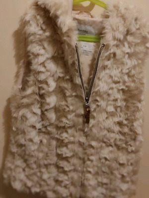 Bershka women's sleeveless vest like new, beige, size M