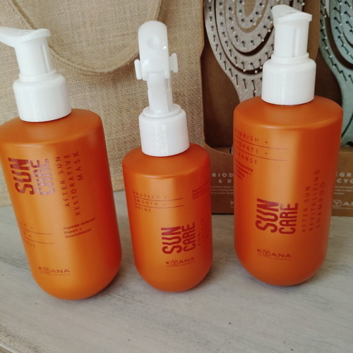 Kyana Sun Care hair care set new with gift brush
