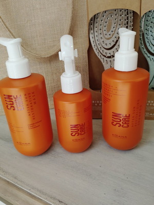 Kyana Sun Care hair care set new with gift brush