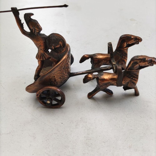 Achilles in war chariot like new
