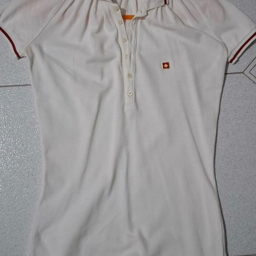 Dsquared2 white polo t-shirt, size S