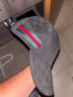 Gucci cap, black, one size