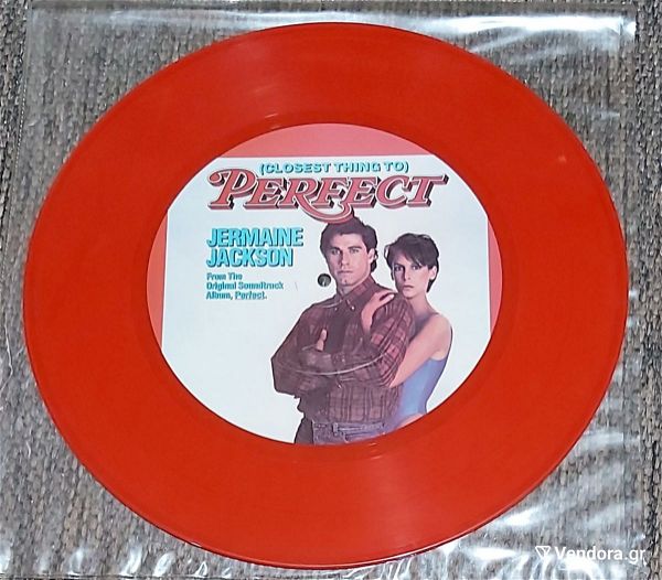  JERMAINE JACKSON - ( CLOSEST THING TO ) PERFECT 12", Single, Red Vinyl 1985 MADE IN AUSTRALIA ( choris exofillo )