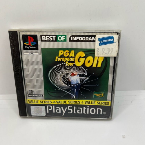 PGA Golf European Tour PS1 used PlayStation game