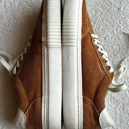 Zara brown corduroy sneakers, size 36