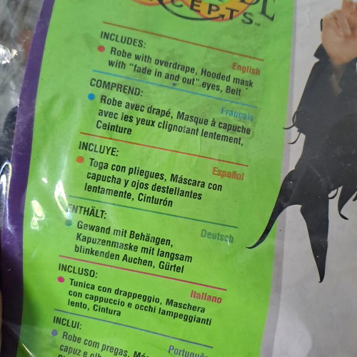 Howling Ghost Child Costume with Mask