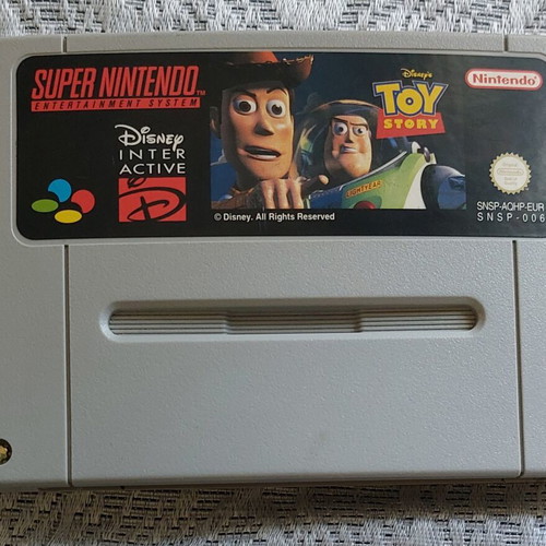 Toy Story Super Nintendo game cartridge like new