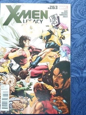 X-men Legacy #263 like new with David Baldeon signature