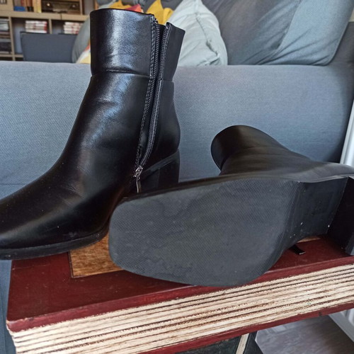 Miss NV ankle boots used, black, size 39, synthetic leather