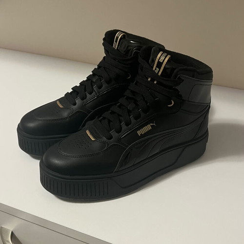 Puma women's athletic shoes like new, size 40.5, black