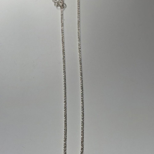 Zircon necklace and bracelet set, silver
