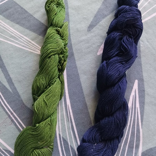 Cotton threads for lace knitting or crafts