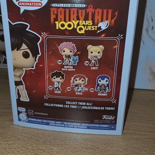 Funko Pop Fairy Tail Gray Chase 2287 new