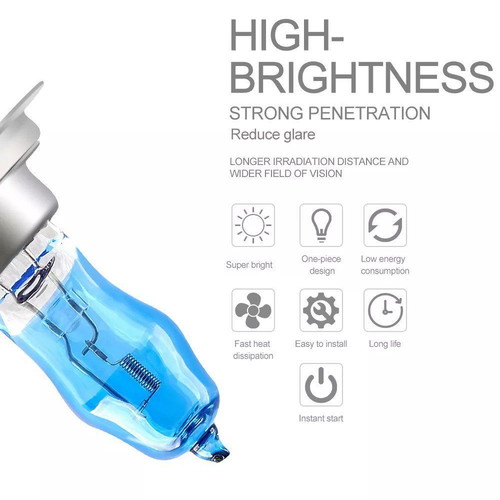 Halogen H7 Car Bulbs Halogen XENON 6000K 100W New
