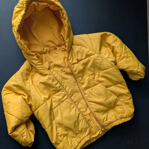 Zara baby jacket used, 12-18 months, bright yellow