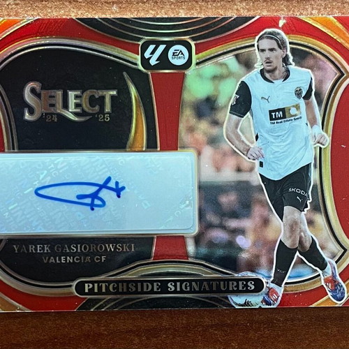 2024-25 Select La Liga Yarek Gasiorowski PS-YG Pitchside Sigs Auto new