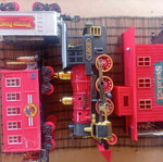 Orient Express red train set used