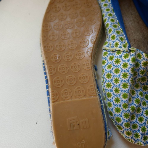 Canvas espadrilles size 37, multicolour design