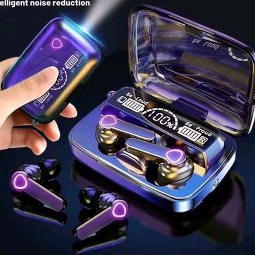 Wireless Bluetooth Earbuds with Built-in Display and Flashlight new