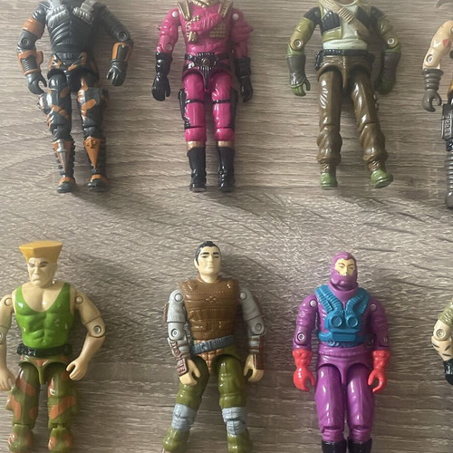 13 GI Joe action figures, rare included