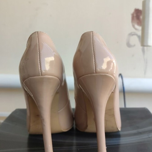 Women's high heel pumps size 35, like new, beige