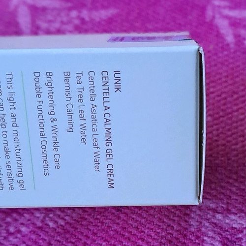 iUNIK Centella Calming Cream and Serum new for oily to combination skin