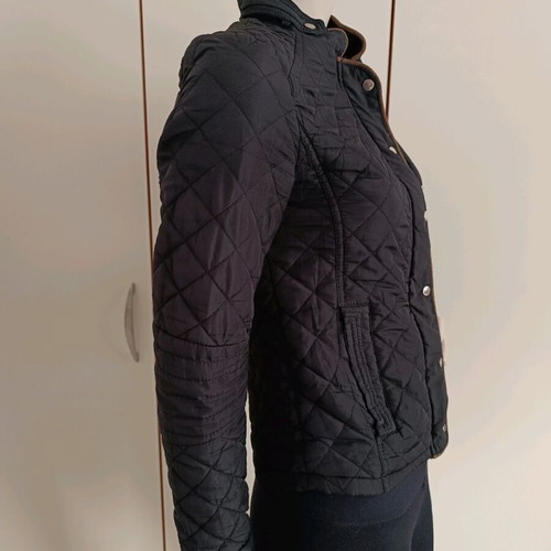 Voyelles Black Women's Quilted Autumn Jacket S Used