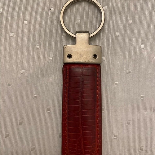 Filofax leather agenda and Croc-style key holder like new