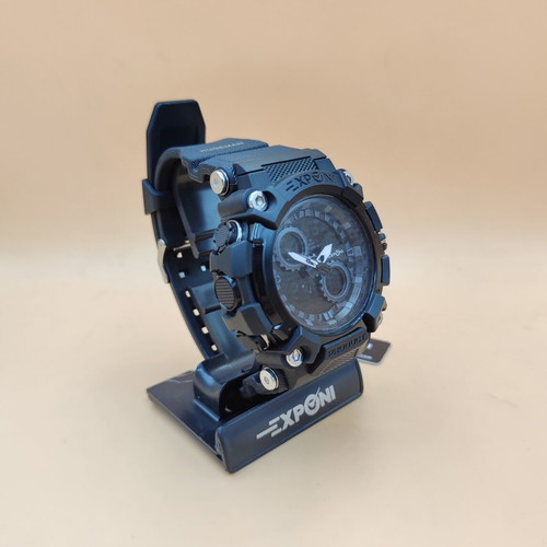 Exponi men's watch black, like new, analog and digital