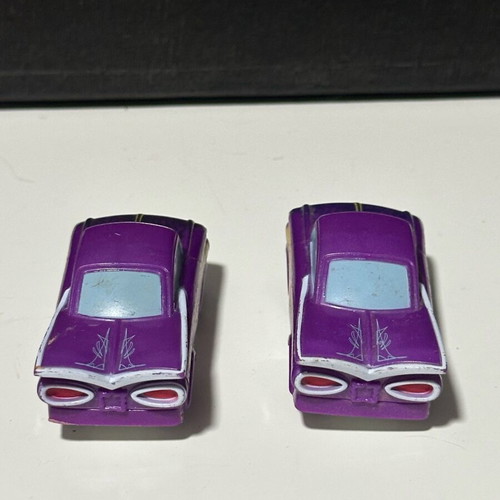 Disney Pixar Cars Ramone set of 2 purple pull back like new