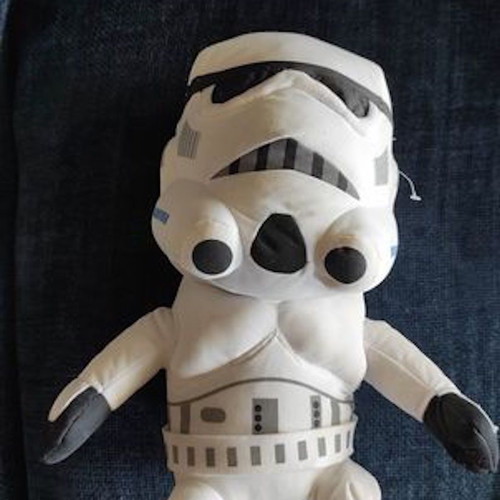 Star Wars Stormtrooper plush figure used 31 cm