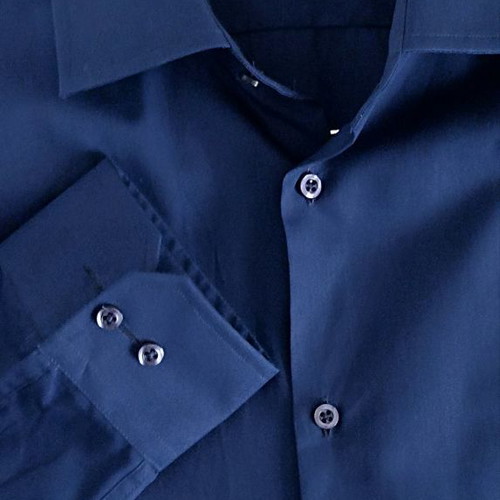 Berto Lucci men's shirt M used, blue, 100% cotton