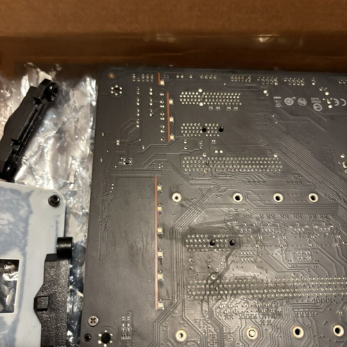 X570 Aorus Pro AM4 motherboard with backplate and IO shield
