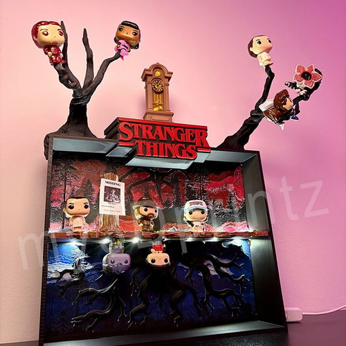 Stranger Things Funko Pop! Display Base with LED Light and On/Off Switch New