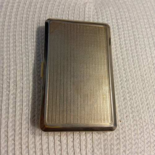 Vintage decorative cigarette case with colorful enamel, like new
