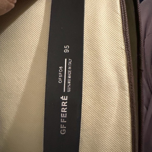 Gianfranco Ferre pony skin belt like new, beige and brown