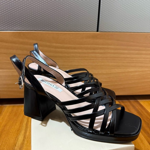 Luigi black platform sandals new, size 36