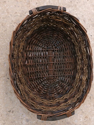 Ψαθινο καλάθι καινούργιο, διαστάσεις 52,5x39x10cm