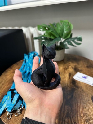 Decorative Cat Figurine refurbished