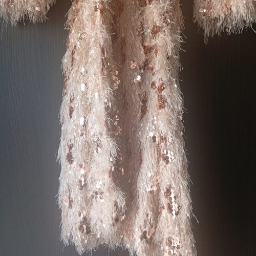 Zara women's coat new, beige and pink, size L