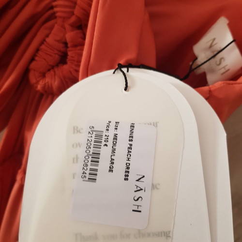 Nash Rennes Peach Dress New M/L
